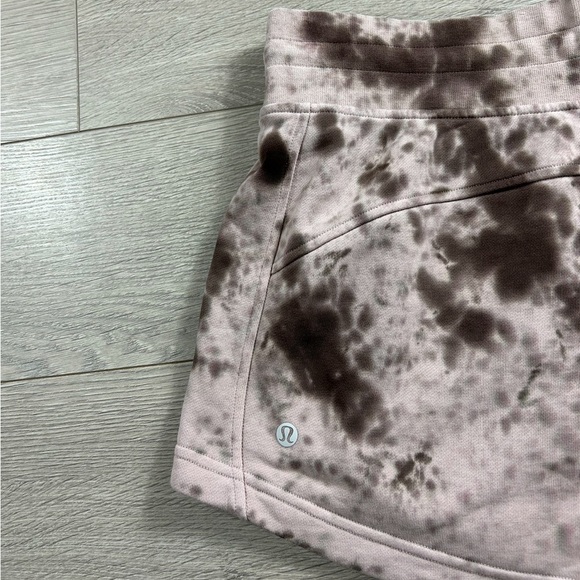Lululemon Inner Glow Short 3" *Terry Marble Dye Silky French Press - Picture 6 of 13
